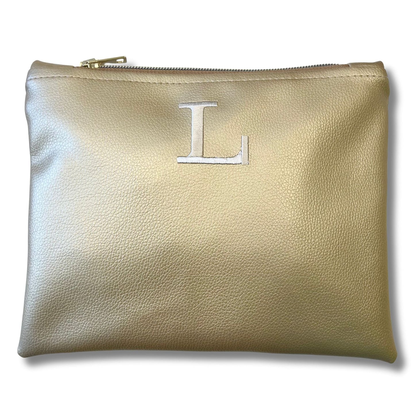 Pochette personalizzata in similpelle oro mod. petite