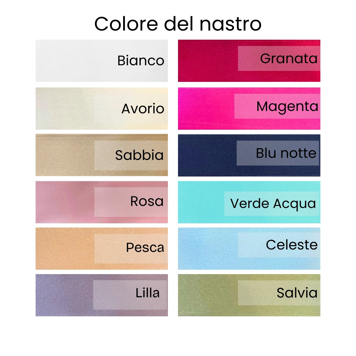 Sacchetto portaconfetti magenta personalizzato mod. piccolo collezione Palette