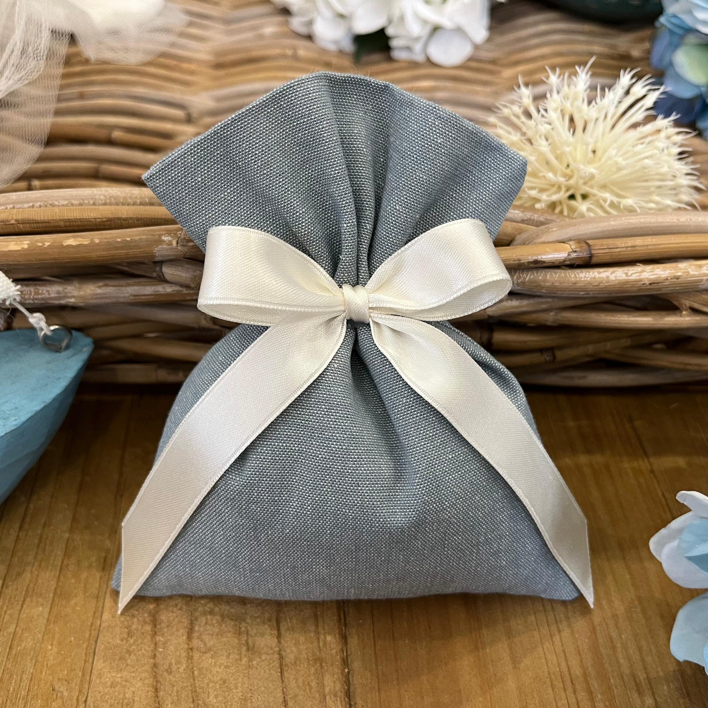Sacchetto portaconfetti avio mod. medio collezione country chic