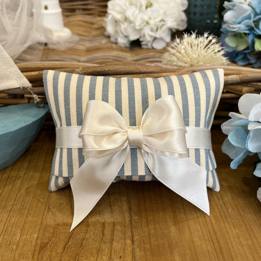 Bustina portaconfetti rigata avio mod. maxi collezione country chic
