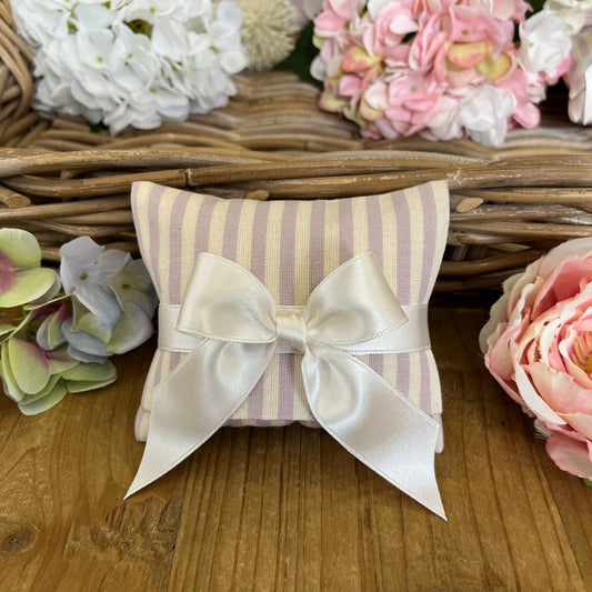 Bustina portaconfetti rigata lilla mod. midi collezione country chic