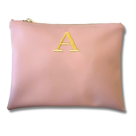 Pochette personalizzata in similpelle rosa mod. petite