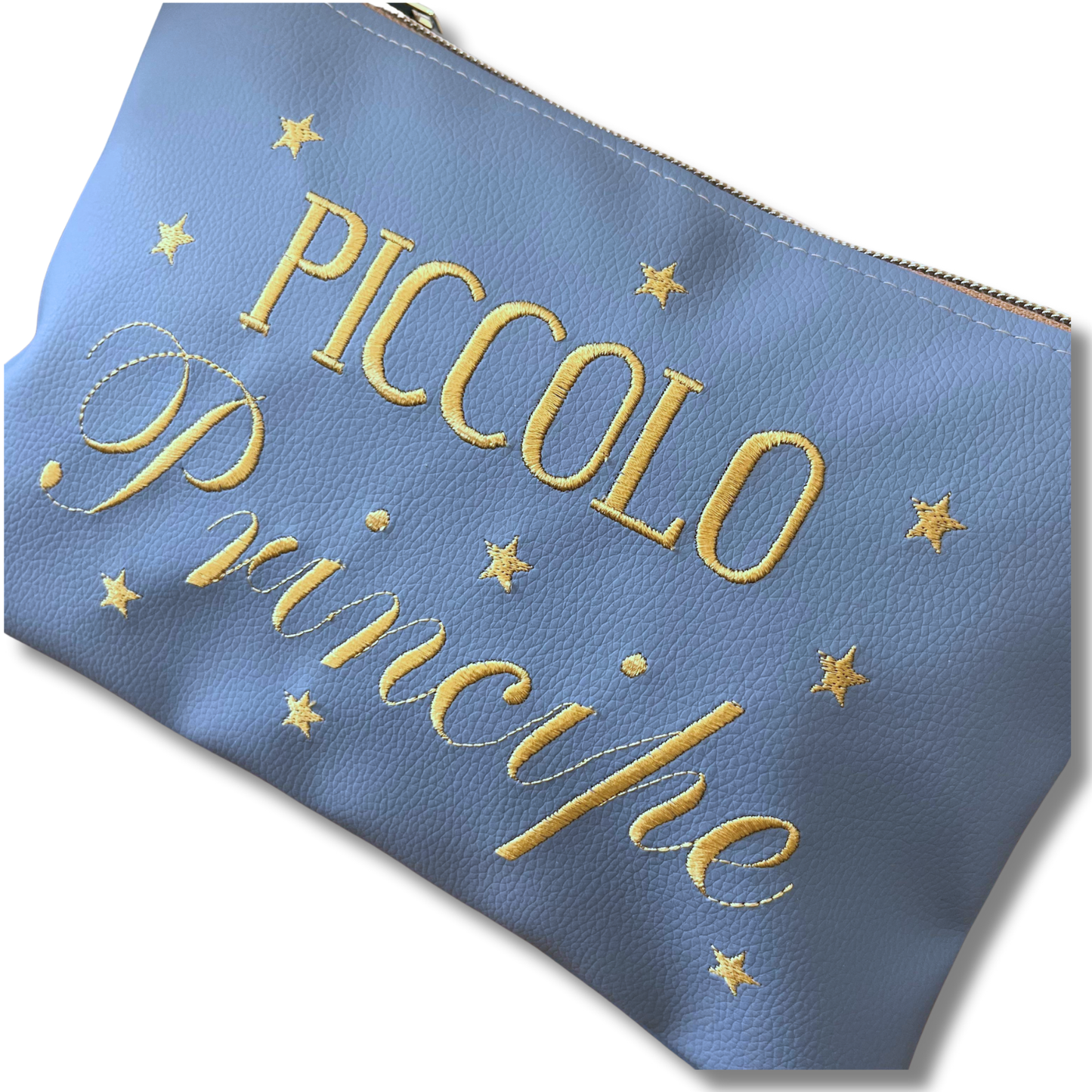 Pochette Principe in similpelle carta da zucchero ric. dorato mod. regular