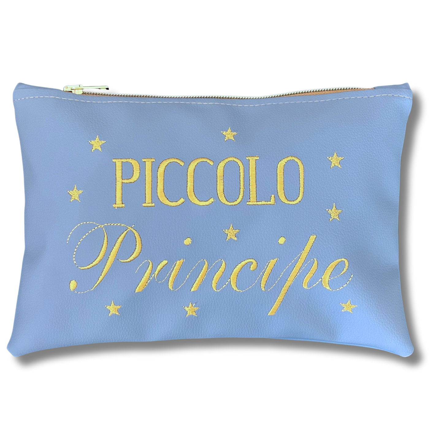 Pochette Principe in similpelle carta da zucchero ric. dorato mod. regular