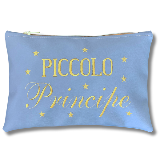 Pochette Principe in similpelle carta da zucchero ric. dorato mod. regular