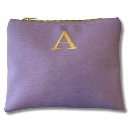 Pochette personalizzata in similpelle lilla mod. petite