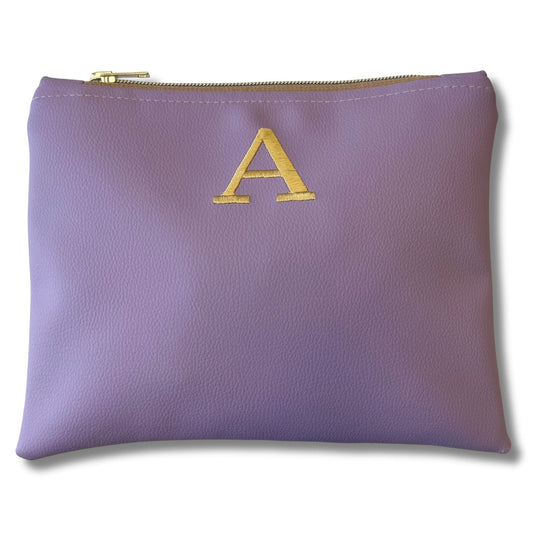 Pochette personalizzata in similpelle lilla mod. petite