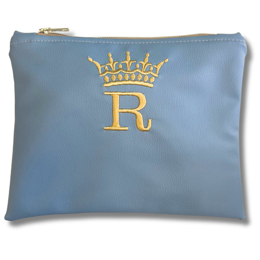 Pochette con corona personalizzata in similpelle carta da zucchero mod. petite