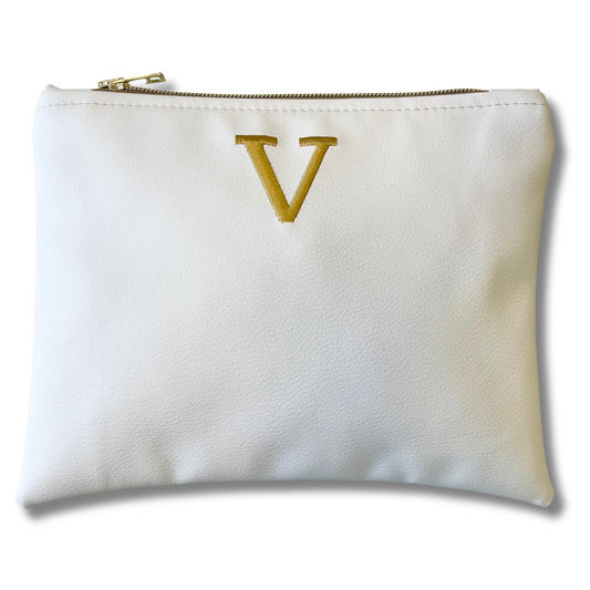 Pochette personalizzata in similpelle bianca mod. petite