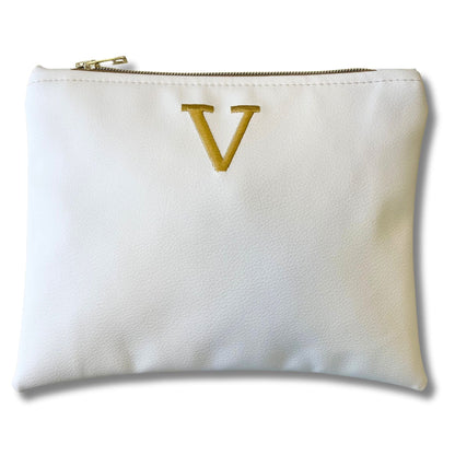 Pochette personalizzata in similpelle bianca mod. petite