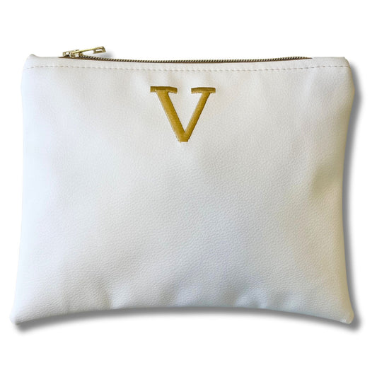 Pochette personalizzata in similpelle bianca mod. petite