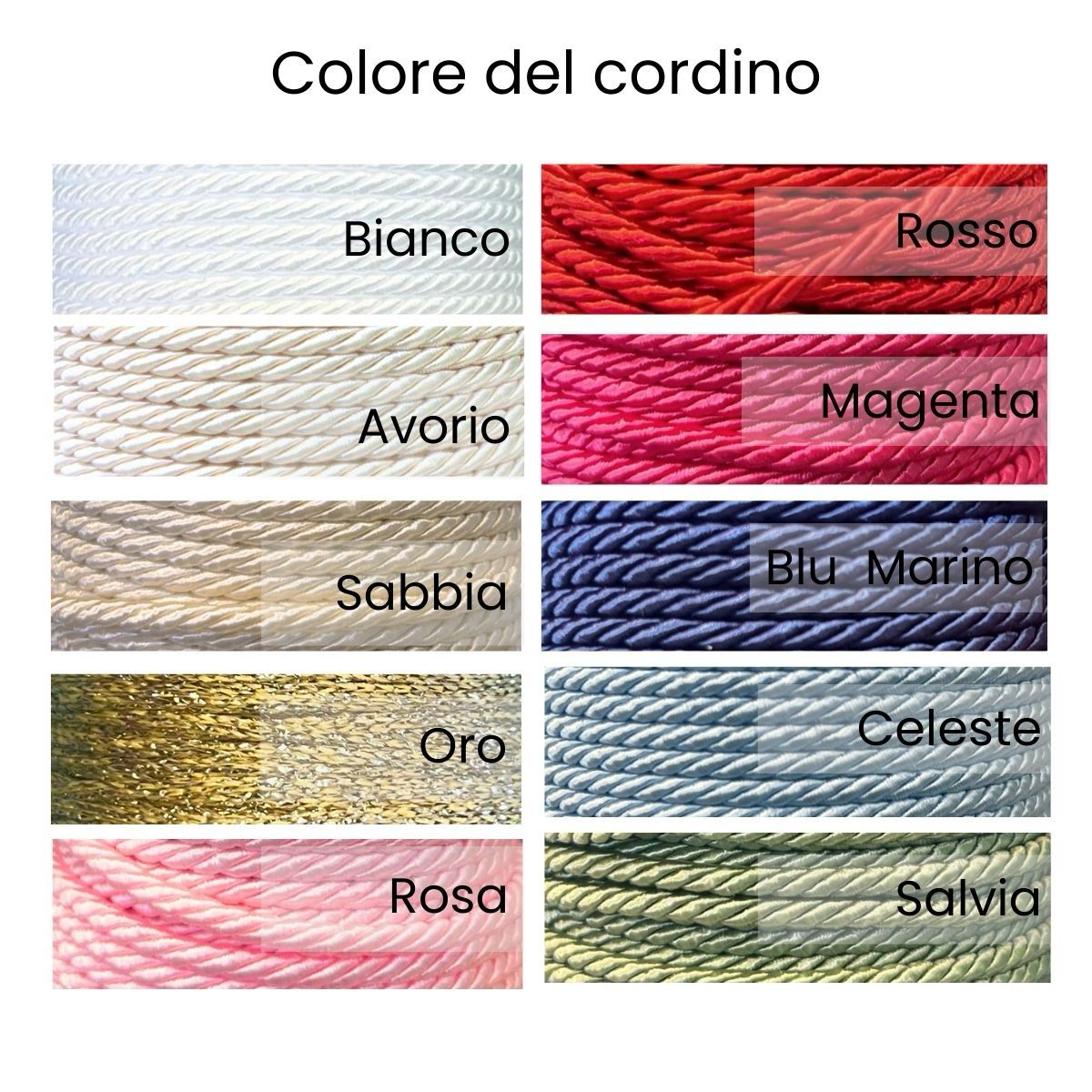 Bustina portaconfetti sabbia personalizzata mod. midi collezione Palette