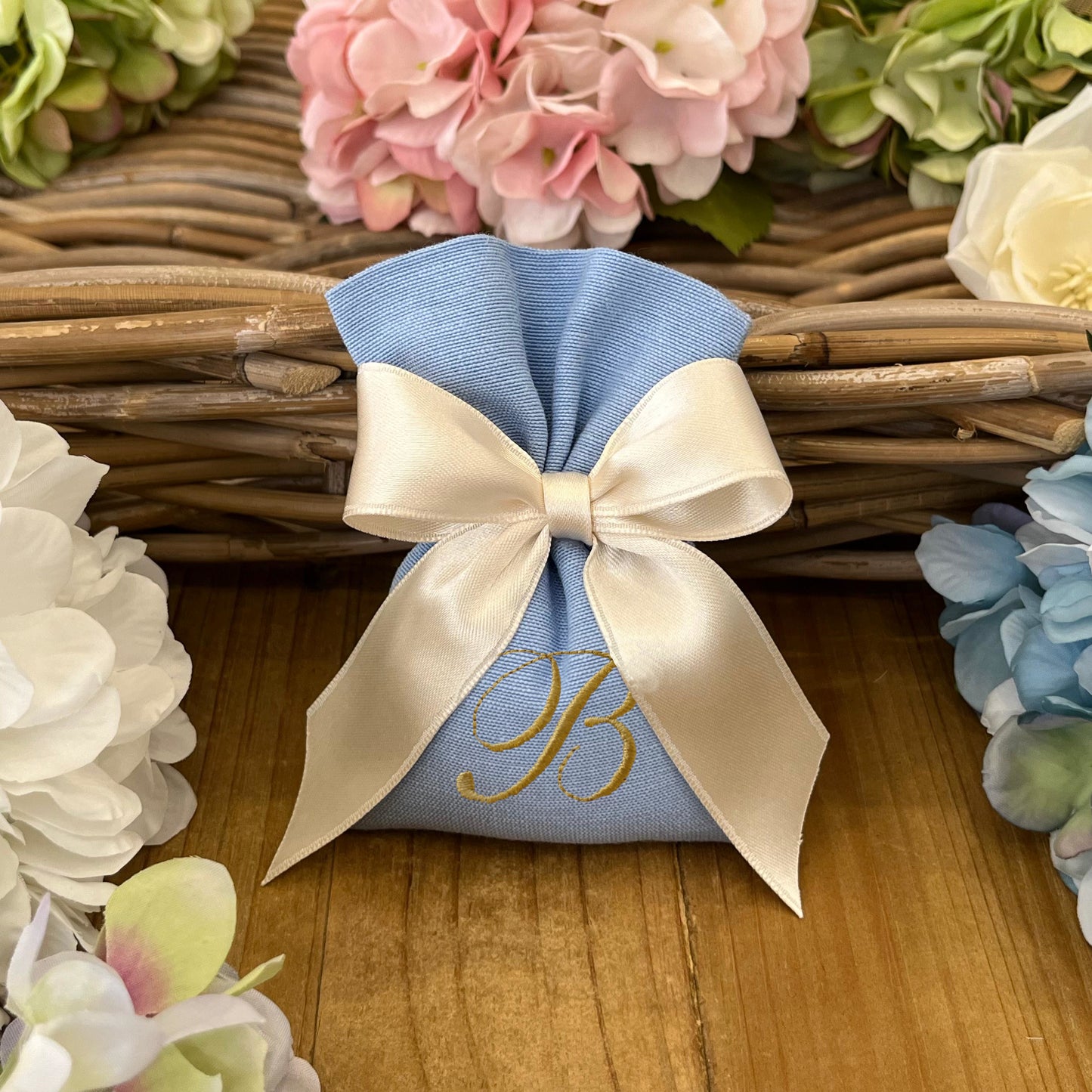 Sacchetto portaconfetti cielo personalizzato mod. piccolo collezione Palette