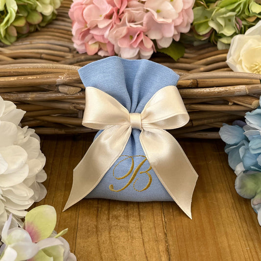 Sacchetto portaconfetti cielo personalizzato mod. piccolo collezione Palette
