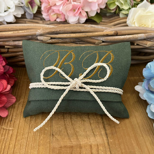 Bustina portaconfetti verde bosco personalizzata mod. maxi collezione Palette