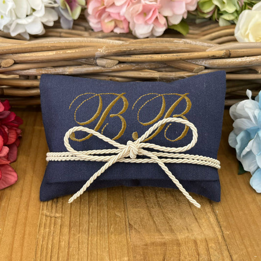 Bustina portaconfetti blu marino personalizzata mod. maxi collezione Palette