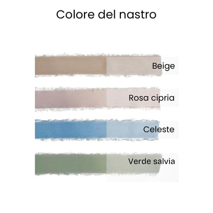 Sacchetto portaconfetti lino e viscosa avorio mod. piccolo